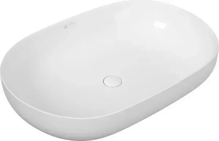 Раковина OWL 1975 накладная Oval 61 белая (OWLB191009)