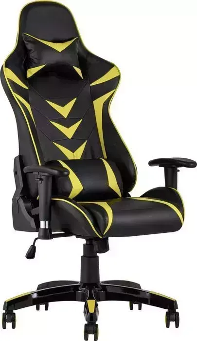 Кресло офисное TopChairs спортивное Corvette желтое