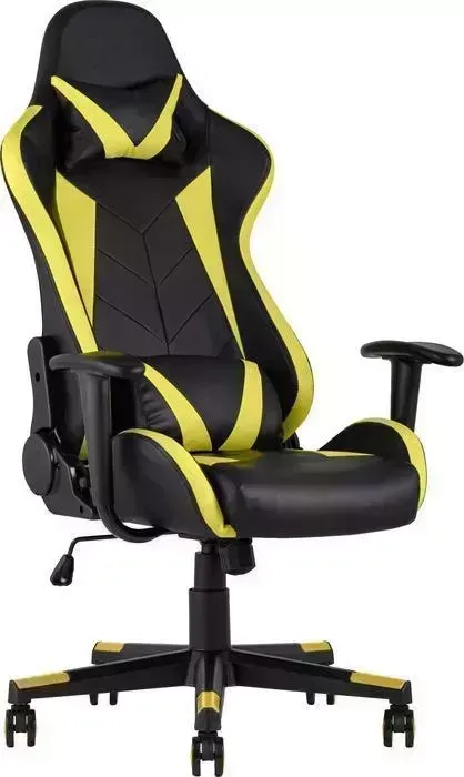 Кресло офисное TopChairs спортивное Gallardo желтое