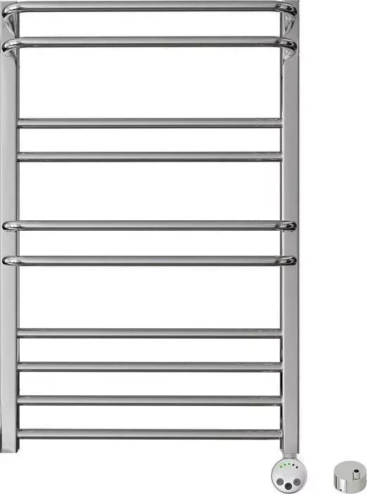 Полотенцесушитель электрический LEMARK Linara П10 500x800 скрытое подключение, хром (LM04810E, LM0101C)