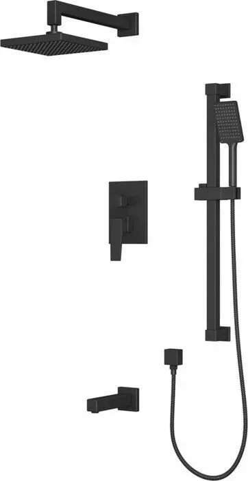 Душевая система Rush Thira матовая черная (TR3635-60Black)