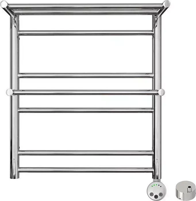 Полотенцесушитель электрический LEMARK Pramen П7 500x600 скрытое подключение, хром (LM33607E, LM0101C)