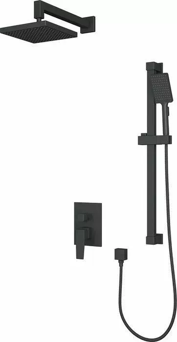 Душевая система Rush Thira матовая черная (TR3635-41Black)