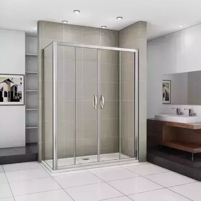 Душевой уголок Good Door Infinity WTW-TD+SP 160х80 с поддоном, прозрачный, хром