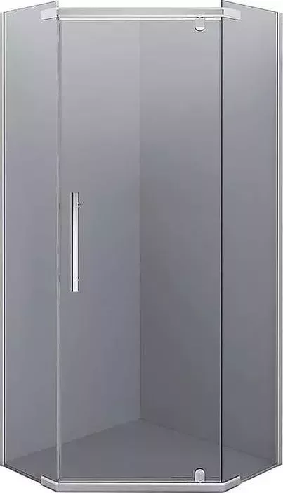 Душевой уголок ERLIT Comfort 100х100 с поддоном, тонированный, хром (ER10110V-C4, ЛП00009)