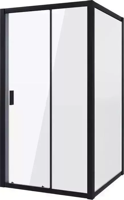 Душевой уголок NIAGARA Nova 110х90 прозрачный, черный (NG-82-11AB-A90B)