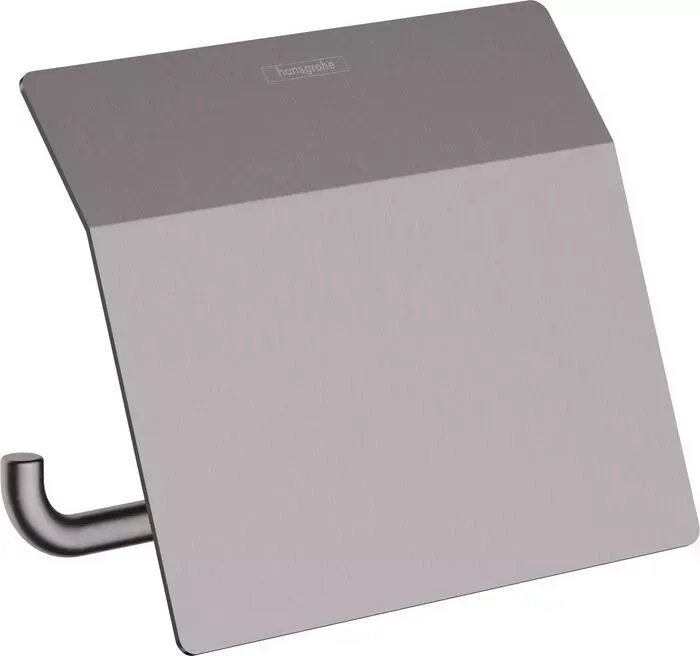 Держатель туалетной бумаги Hansgrohe AddStoris шлифованный черный хром (41753340)