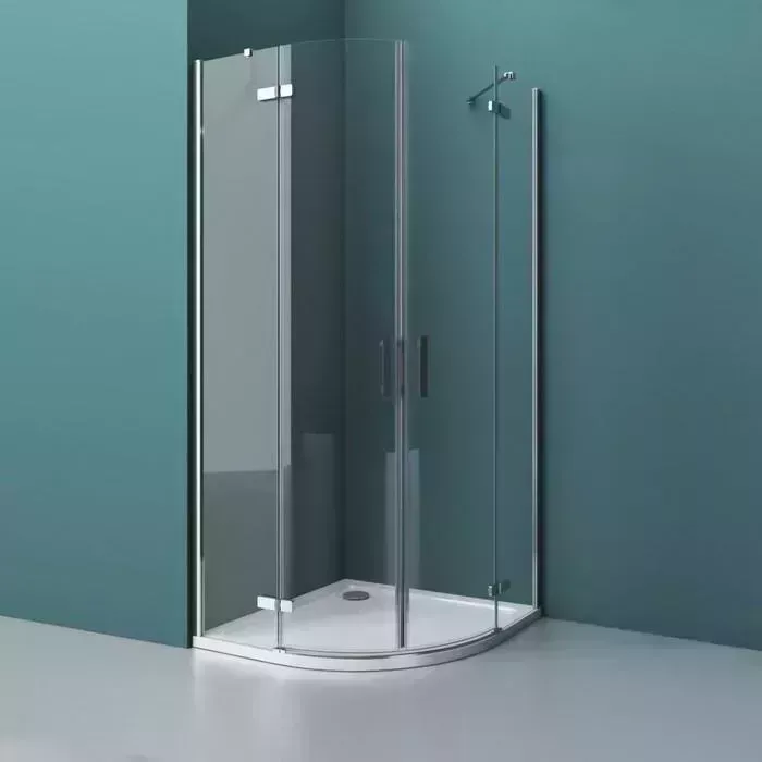 Душевой уголок BELBANGO Kraft R-2 90х90 прозрачный, хром (KRAFT-R-2-90-C-Cr)