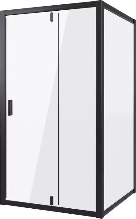 Душевой уголок NIAGARA Nova 80х100 прозрачный, черный (NG-83-8AB-A100B)