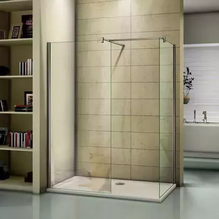 Душевой уголок Good Door Walk-In SP+SP 130х90 прозрачный, хром