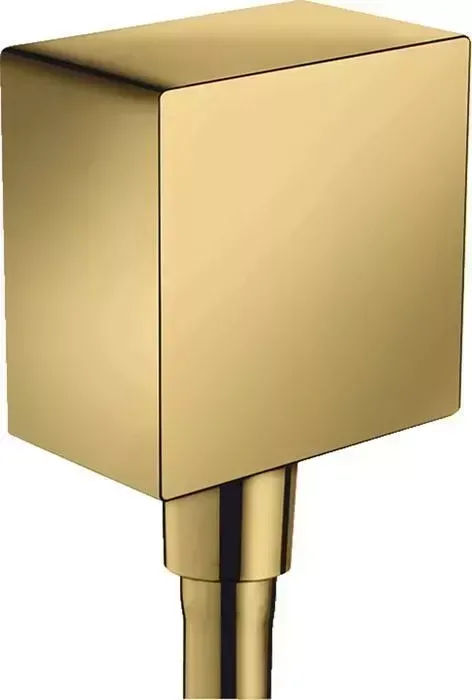 Шланговое подключение Hansgrohe FixFit Wall Square золото (26455990)