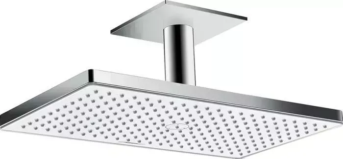 Верхний душ Hansgrohe с кронштейном Rainmaker Select 460 для 24010180, белый/хром (24002400)