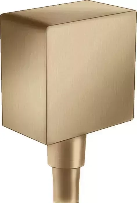 Шланговое подключение Hansgrohe FixFit Wall Square бронза (26455140)