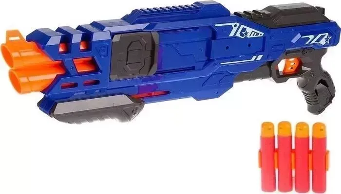 Пистолет Zecong Toys BlazeStorm с мягкими МЕГАпулями (2-ой выстрел) - ZC7111