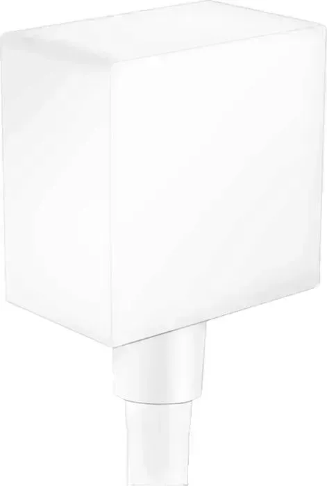 Шланговое подключение Hansgrohe FixFit Wall Square белый матовый (26455700)