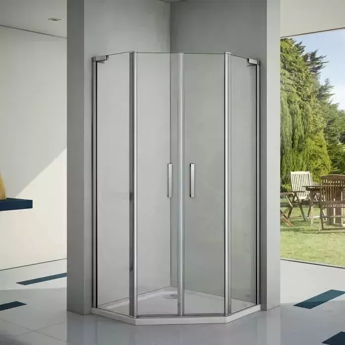 Душевой уголок Good Door Pandora PNT-TD 90x90 с поддоном, прозрачный, хром
