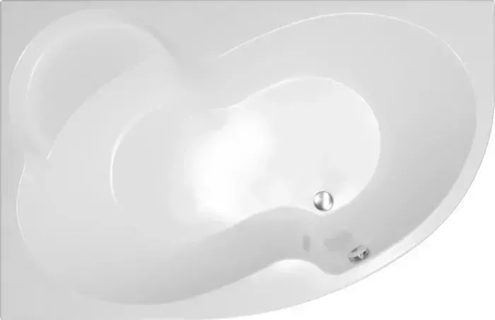 Акриловая ванна TRITON Мари R 170x110 правая, на каркасе, с фронтальной панелью (Щ0000046667, Щ0000046126)
