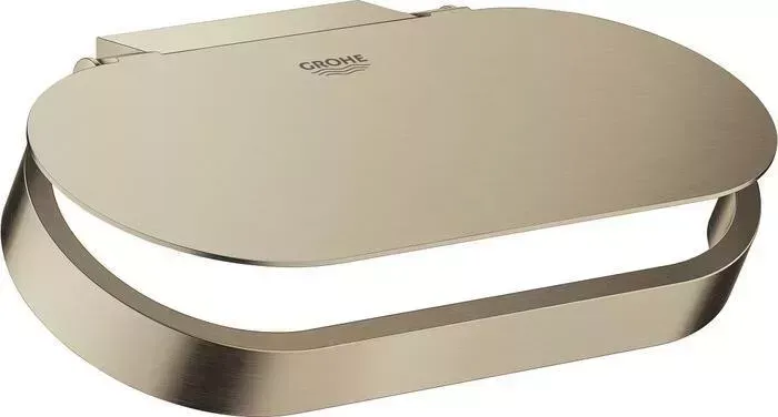 Держатель туалетной бумаги Grohe Selection с крышкой, никель матовый (41069EN0)