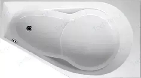 Акриловая ванна RIHO Yukon 160x90 L левая, без гидромассажа (B009001005)