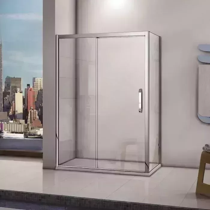 Душевой уголок Good Door Antares WTW+SP 100x80 с поддоном, прозрачный, хром