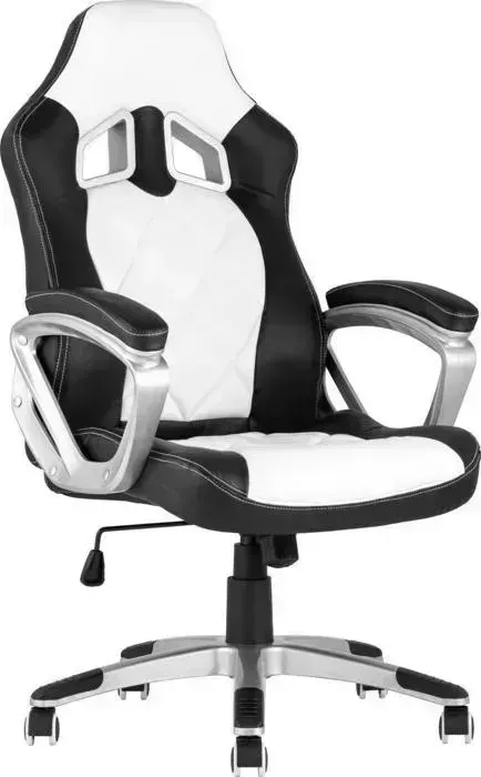 Кресло офисное TopChairs спортивное Continental белое