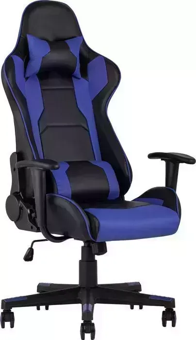 Кресло офисное TopChairs спортивное Diablo синее