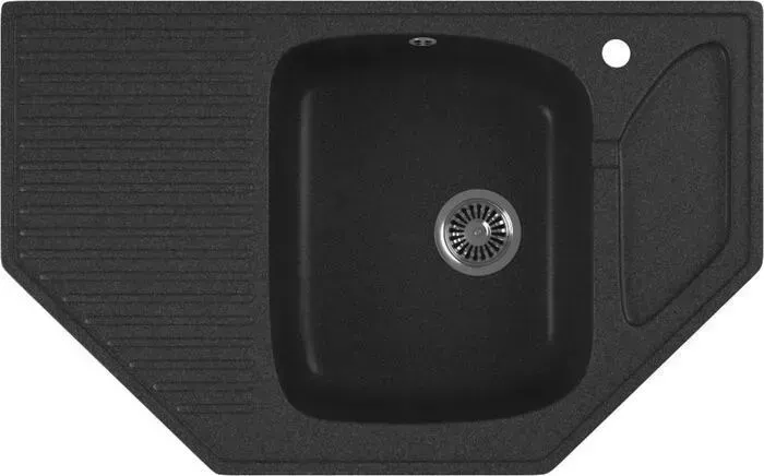 Мойка кухонная GREENSTONE GRS-10-343 антрацит