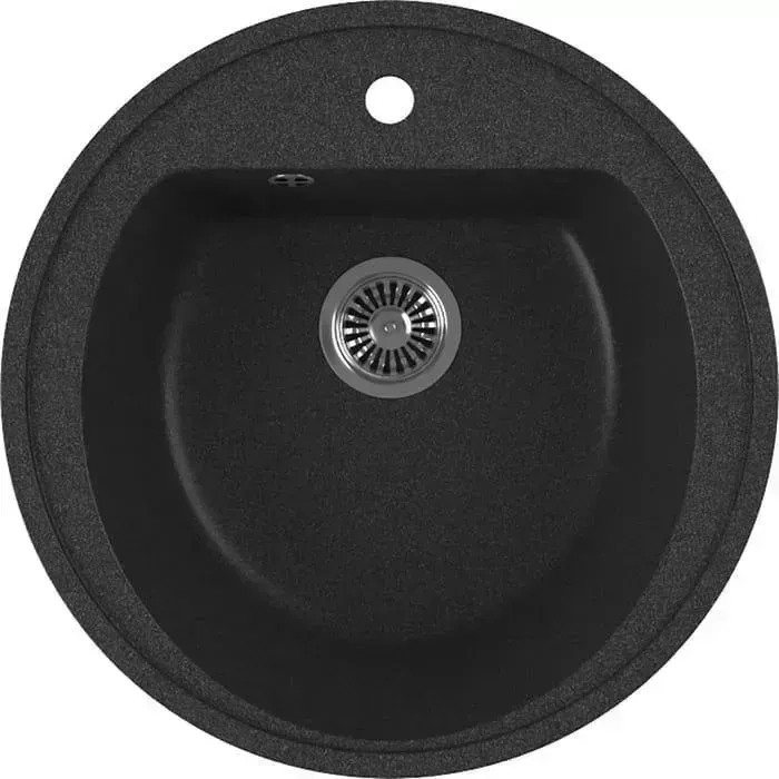 Мойка кухонная GREENSTONE GRS-07-343 антрацит