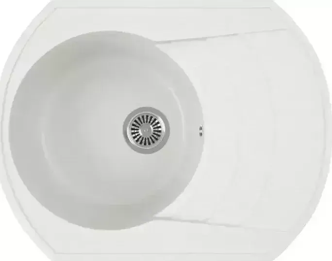 Мойка кухонная GREENSTONE GRS-65-341 молочная