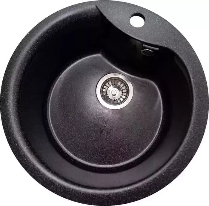 Мойка кухонная GranAlliance GA-12 черный 308 (GA-12-308)