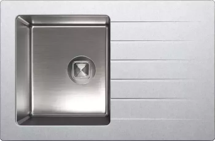 Мойка кухонная TOLERO Twist TTS-760 №001 серый металлик (474179)