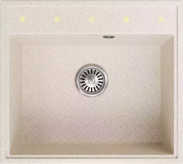 Мойка кухонная ZOX ZX-GM 09 57х51 бежевая (4630085462118)