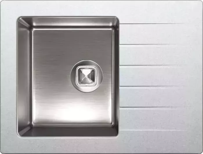Мойка кухонная TOLERO Twist TTS-660 №001 серый металлик (474094)