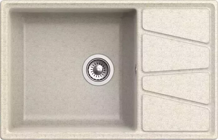 Мойка кухонная GranFest Vertex GF-V-780L бежевая