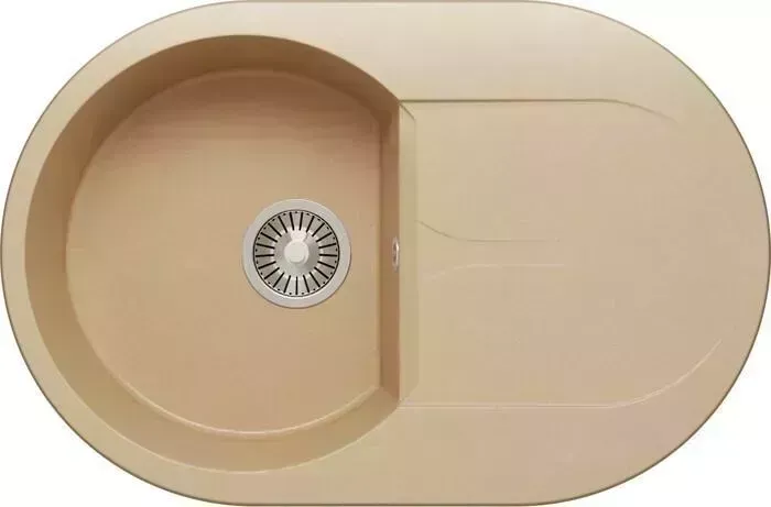 Мойка кухонная Polygran Atol 760 №27 бежевый (679023)