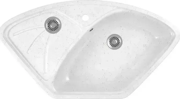 Мойка кухонная GREENSTONE GRS-10E-331 белый