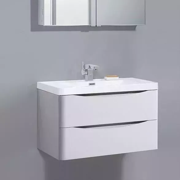 Тумба под раковину BELBANGO Ancona-N 90 bianco lucido (ANCONA-N-900-2C-SO-BL)