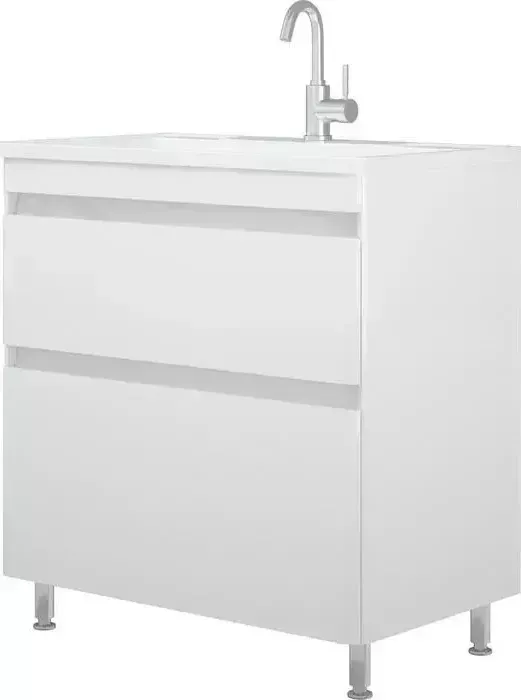Тумба под раковину Corozo Алабама 80 Z2 напольная, белая (SD-00000595)