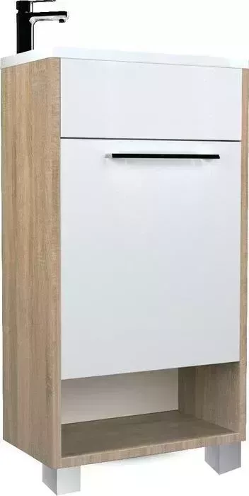 Тумба с раковиной 1Marka с Lira 40Н дуб Сонома (4604613347338)