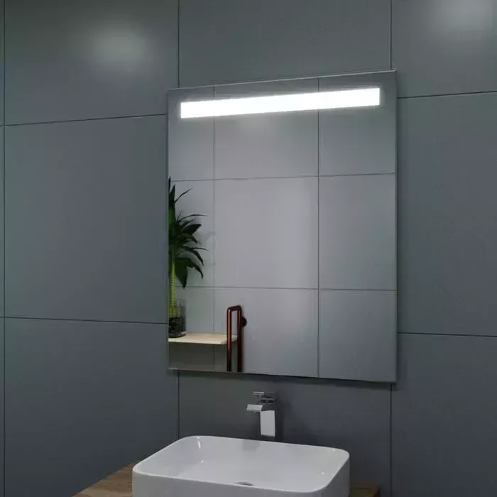 Зеркало GREENSTONE Bonito Led 70х80 механический выключатель (67003)