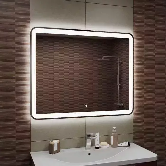 Зеркало GREENSTONE Valeri Led 100x80 с подогревом, сенсорный выключатель (610001)
