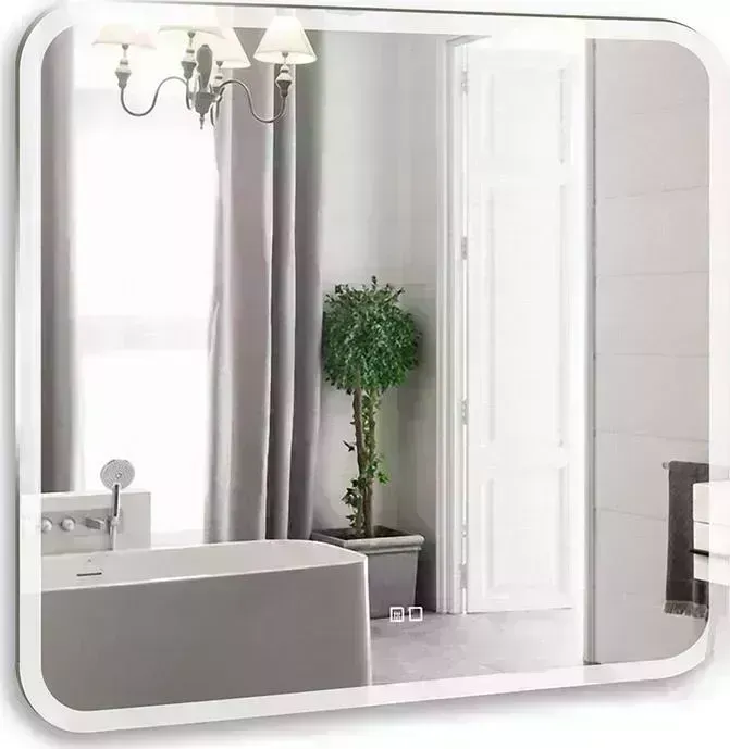 Зеркало Mixline Стив-2 70х70 подсветка, сенсор, с подогревом (4630104800020)