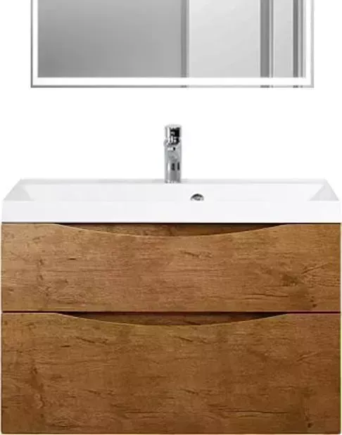 Тумба под раковину BELBANGO Marino-H60 90 rovere nature (MARINO-H60-900-2C-SO-RN-P)