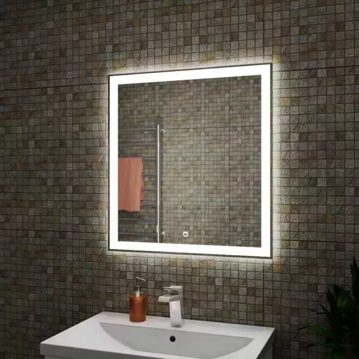 Зеркало GREENSTONE Alicia Led 75x70 сенсорный выключатель (67501)