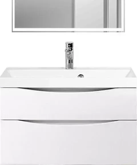 Тумба под раковину BELBANGO Marino-H60 90 bianco lucido (MARINO-H60-900-2C-SO-BL-P)