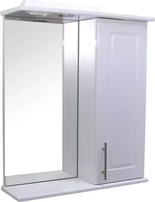 Зеркальный шкаф Mixline Мираж 60х73 правый, белый (4640030867080)