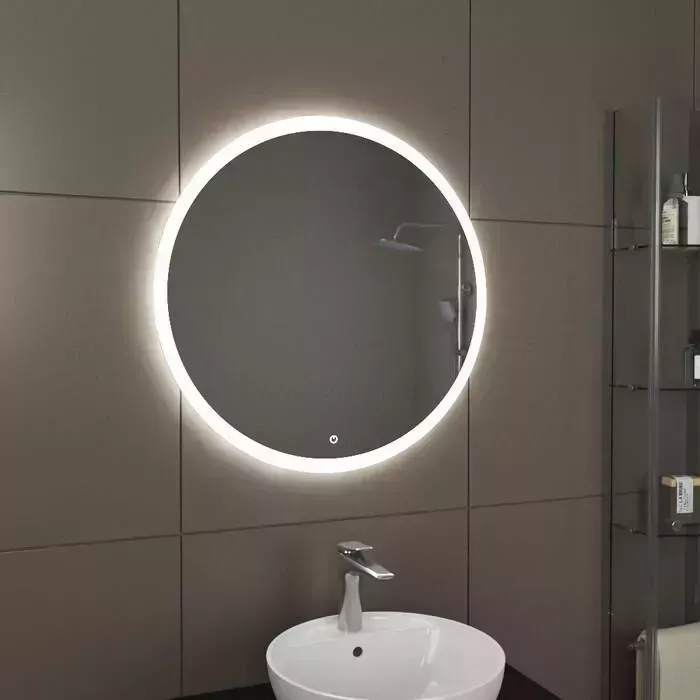 Зеркало GREENSTONE Lino Led d77 сенсорный выключатель (67002)