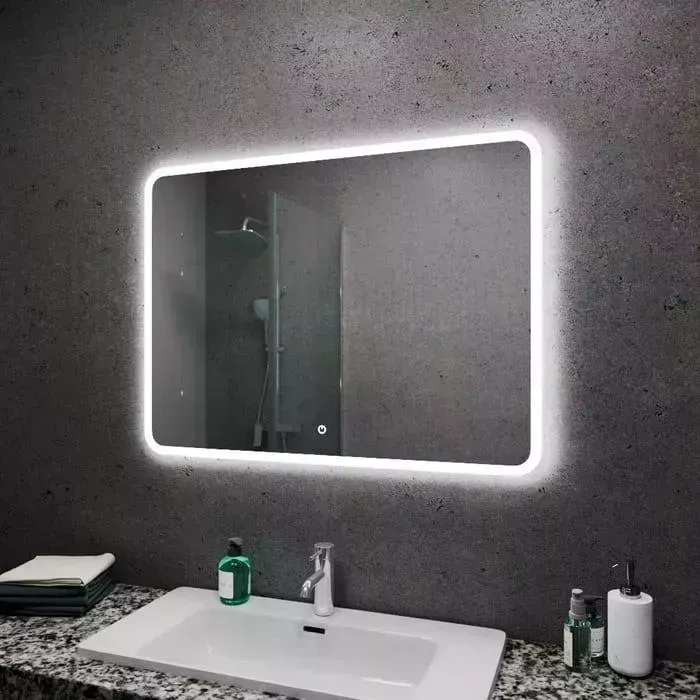 Зеркало GREENSTONE Demira Led 85х70 сенсорный выключатель (68502)