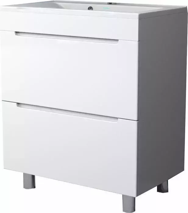 Тумба с раковиной Stella Polar с Рианна 60 белая (SD-00000425, 5018600)