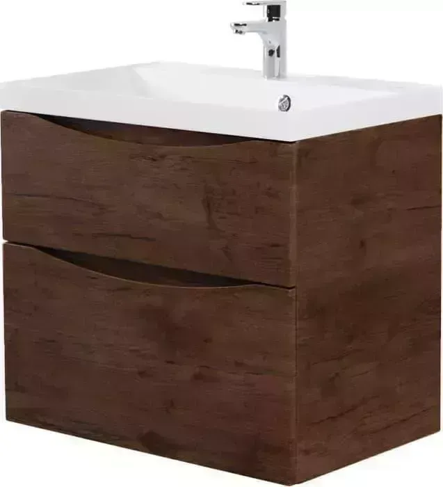 Тумба с раковиной BELBANGO с Marino-H60 70 rovere moro (MARINO-H60-700-2C-SO-RW-P, BB700/450-LV-MR-AST)